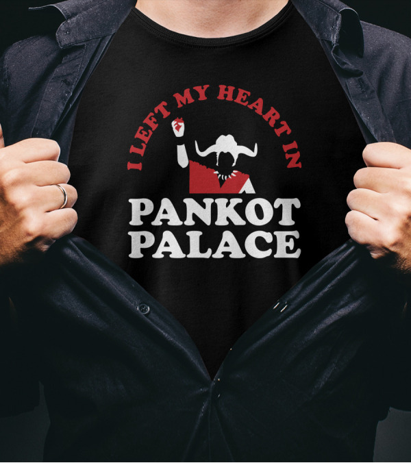 I Left My Heart In Pankot Palace Temple Of Doom Motif T-Shirt