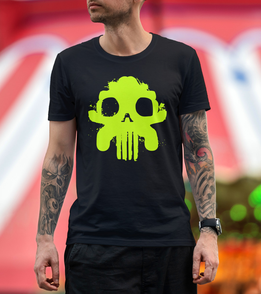 Jake The Punisher Neon Skull T-Shirt