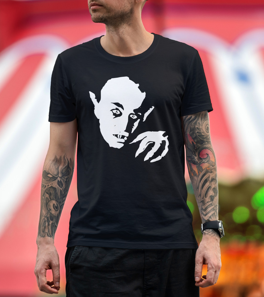 Nosferatu Dracula Silhouette Horror Classic T-Shirt