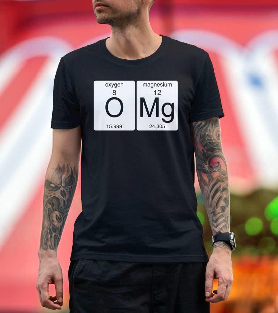 O Mg Oxygen Magnesium Periodic Table Elements T-Shirt