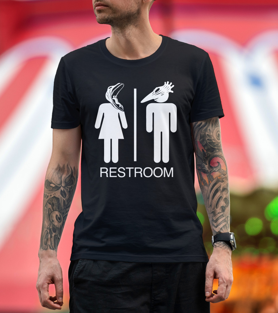 Restroom for the Recently Deceased Beetlejuice Inspired Sign T-Shirt