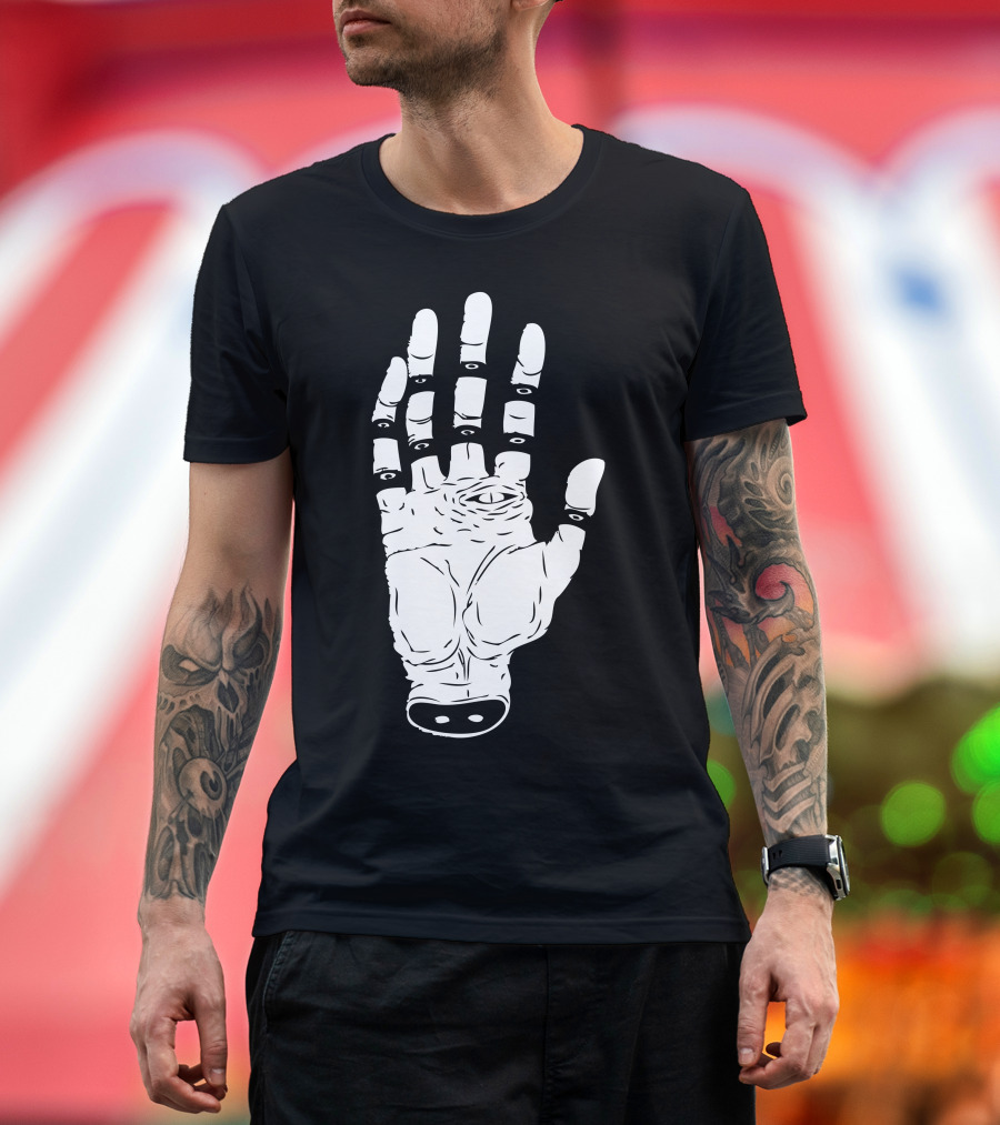The Hand Of Another Destyny with Abstract Eyes and Mystical T-Shirt