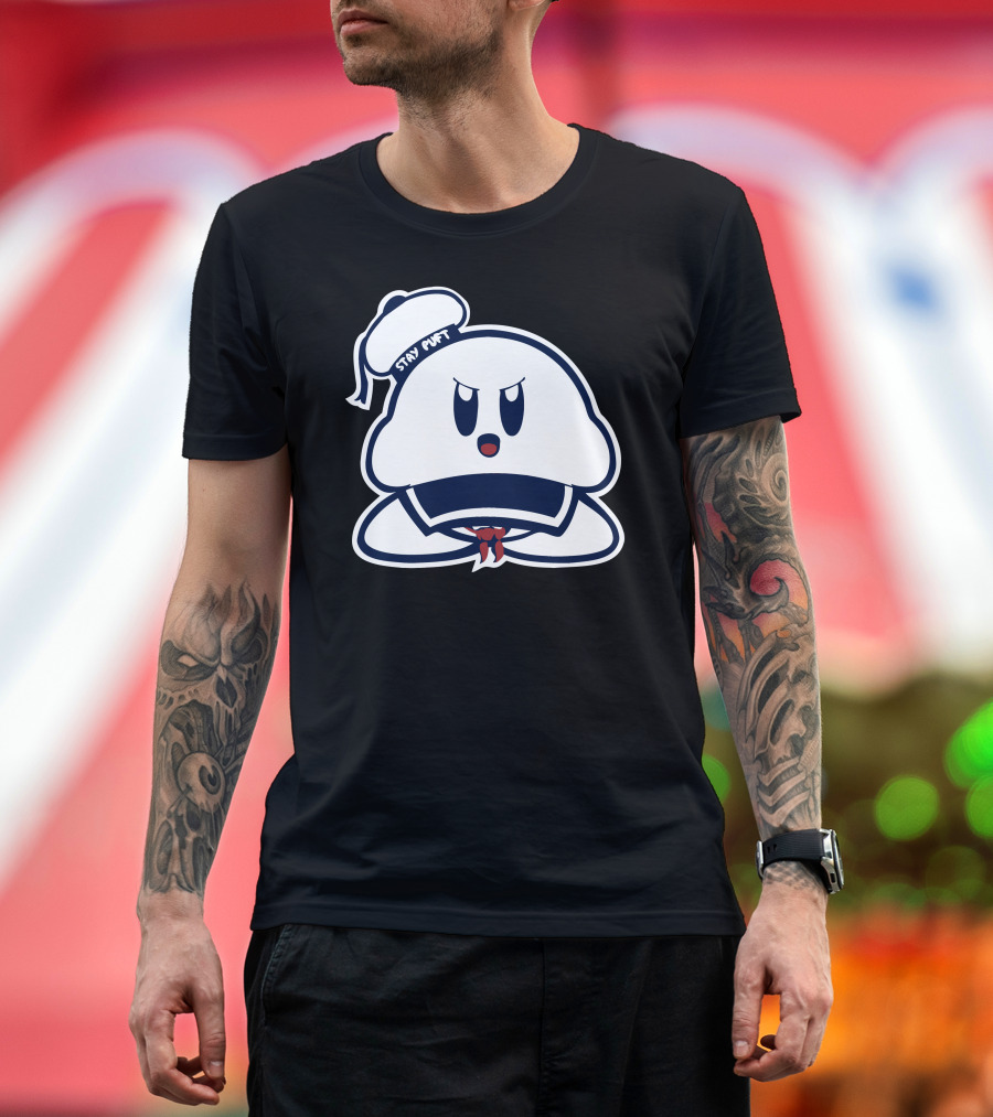 Stay Puft Wrong Marshmallow Ghost Crossover T-Shirt