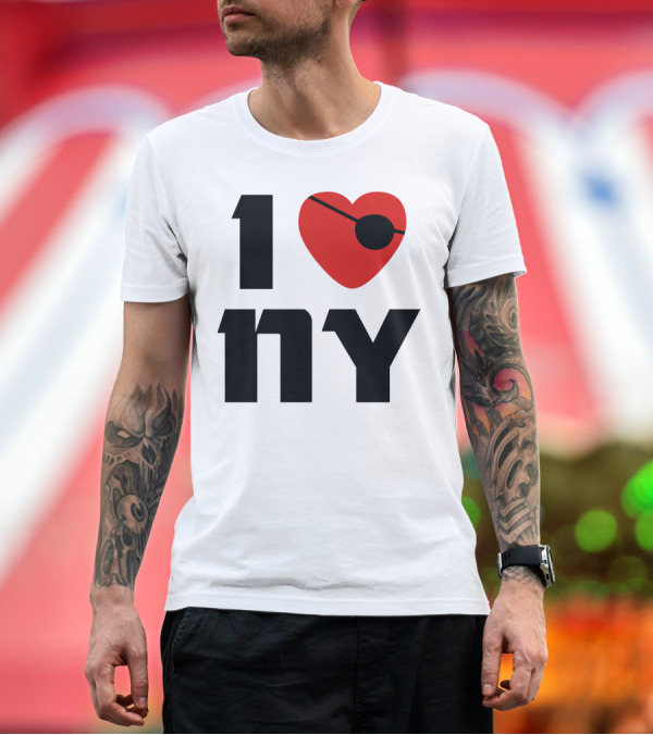 Premium T-Shirt: 1 Heart Eyepatch NY T-Shirt 1 Heart Eyepatch NY T-Shirt