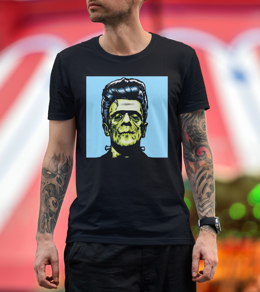 Frankenstein Monster Retro Pop T-Shirt