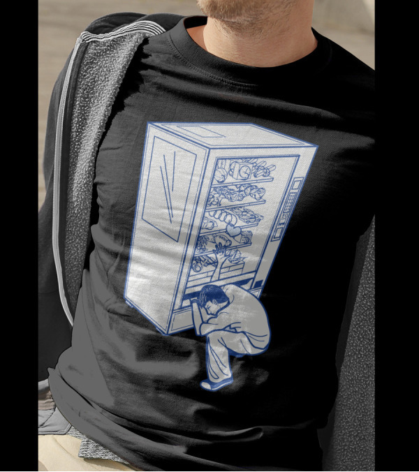 Man Despairing In Front Of Vending Machine Some Choices Are Just Out Of Reach T-Shirt