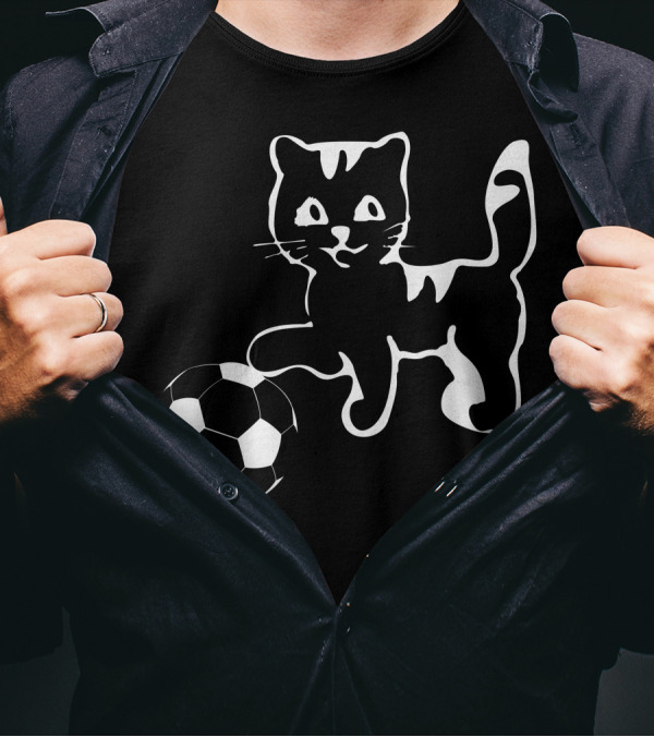 Portlandia Please Win Meow Meow Meow Soccer Cat T-Shirt