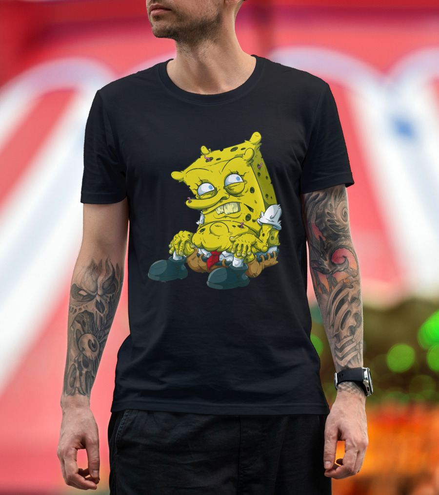 Spongebob Squarepants Zombified Character T-Shirt