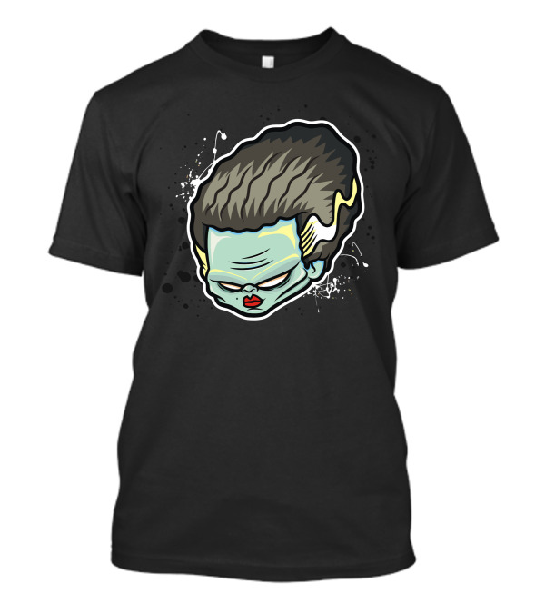 The Bride Of Frankenstein Monster Head T-Shirt