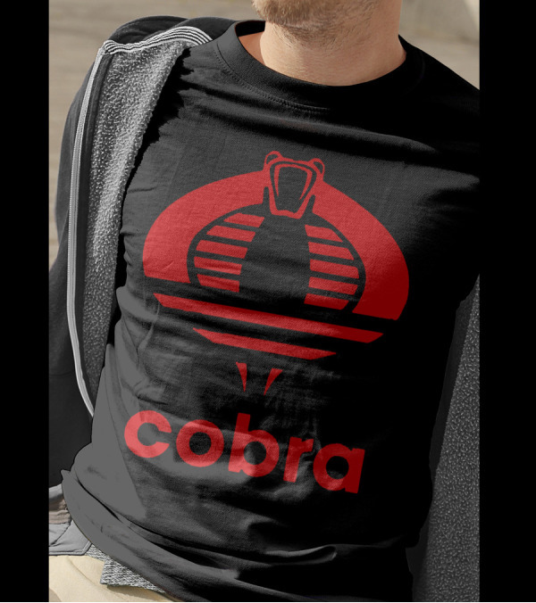 Cobra Red Logo Design Version T-Shirt