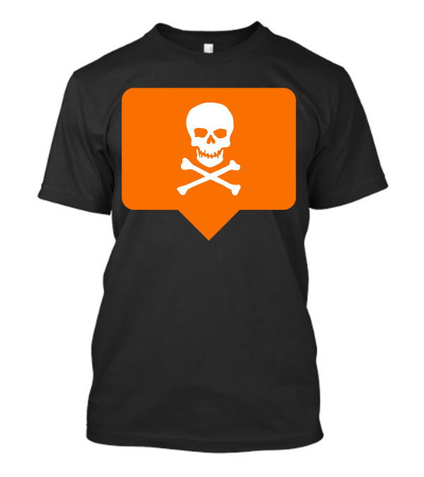 I Hate Insta Skull And Crossbones Notification T-Shirt