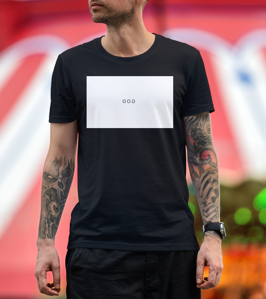 Reflection God Optical Illusion T-Shirt