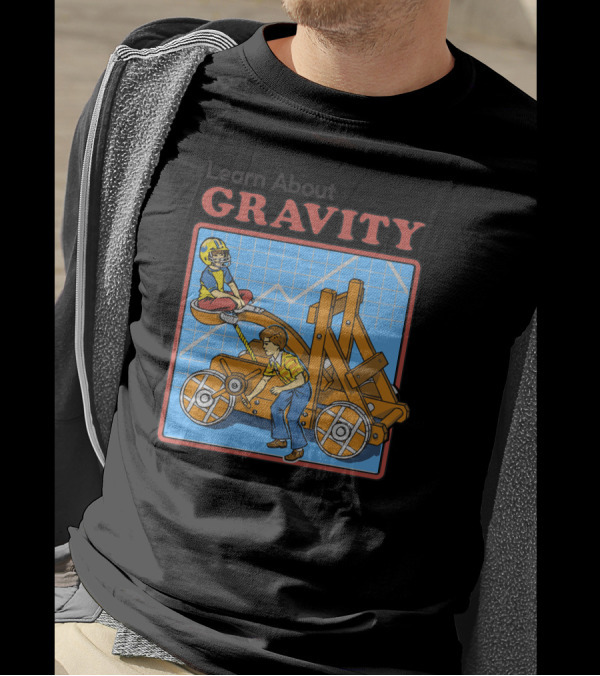 Gravity Catapult With Kids And Graph T-Shirt