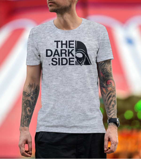 Premium T-Shirt: The Dark Side Darth Vader Black Version T-Shirt The Dark Side Darth Vader Black Version T-Shirt