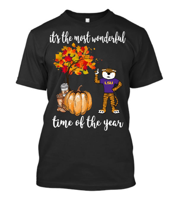It's The Most Wonderful Time Of The Year LSU Tigers Fall Vibes T-Shirt