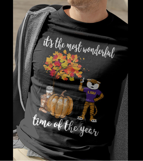 It's The Most Wonderful Time Of The Year LSU Tigers Fall Vibes T-Shirt