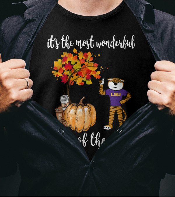It's The Most Wonderful Time Of The Year LSU Tigers Fall Vibes T-Shirt