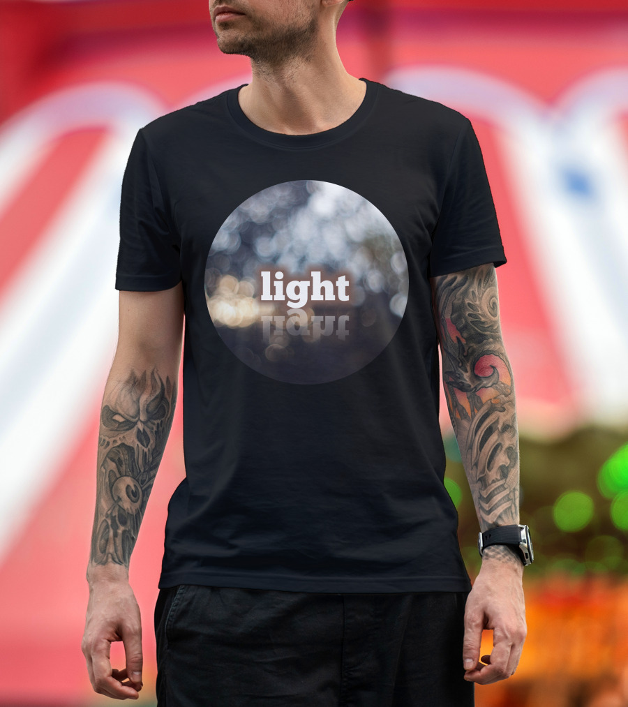 Light Reflections Bokeh Circle T-Shirt