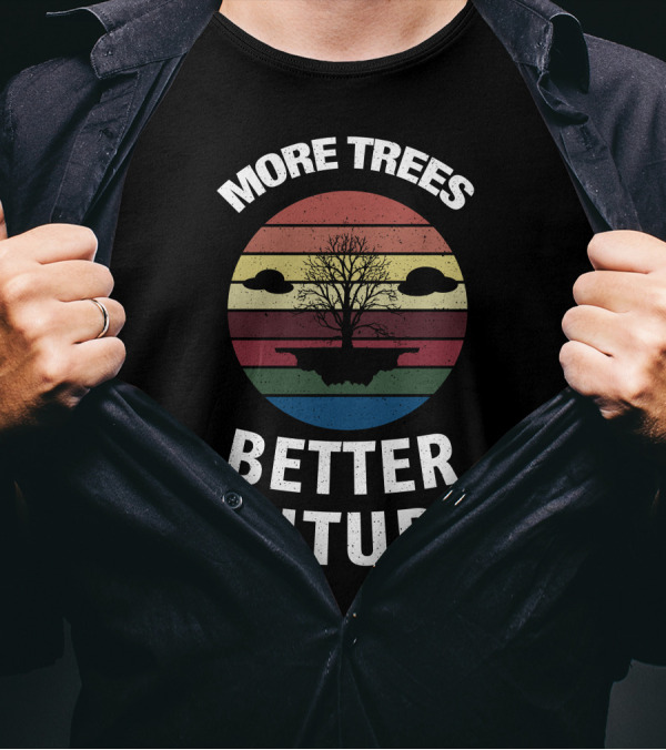 More Trees Better Future Vintage Tree T-Shirt