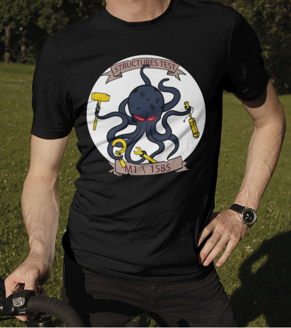 STRUCTURES TEST M1 1585 OCTOPUS WITH TOOLS T-Shirt