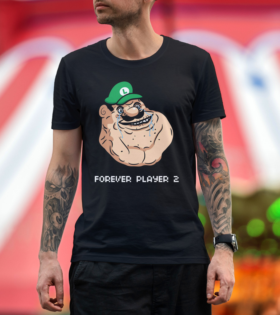 Forever Player 2 L Meme Tears T-Shirt