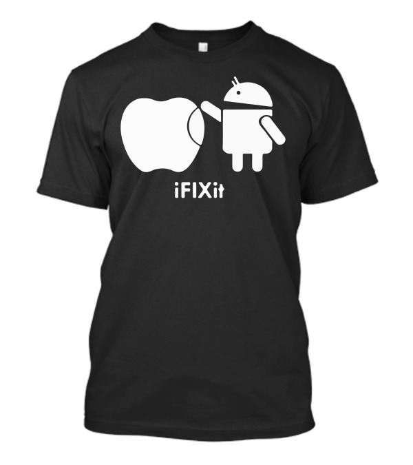 Android Robot Fixing Apple IFixIt T-Shirt