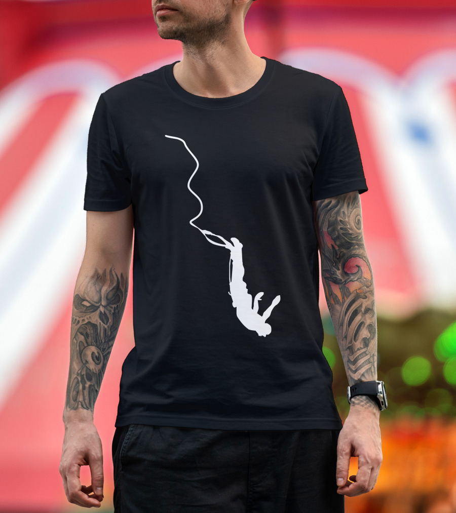 Bungeejumping Bungeespringen Fun Sport Hobby Freizeit Extremsport Adventure T-Shirt