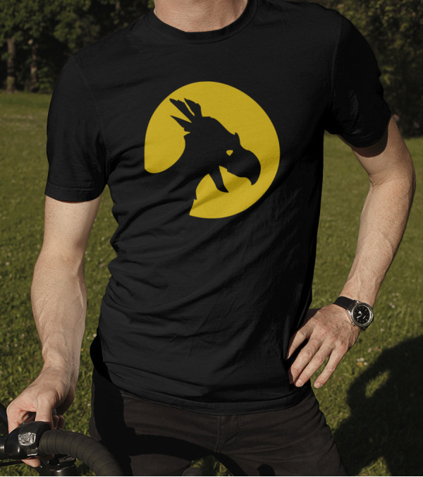 Chocobo Final Fantasy Silhouette Icon Chokobo Ds Wii Ps T-Shirt