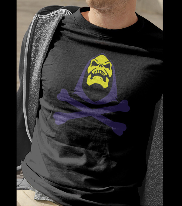 Masters Of The Universe Skeletor Crossbones Skull T-Shirt