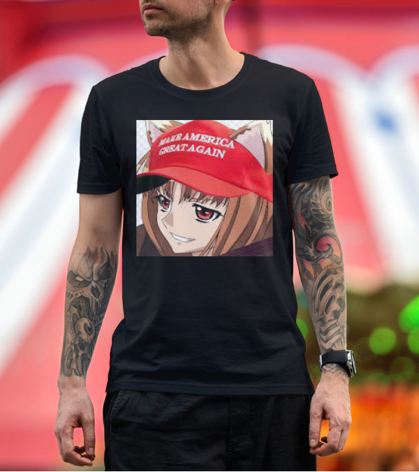 Premium T-Shirt: Annimation Make America Great Again Anime Character T-Shirt Annimation Make America Great Again Anime Character T-Shirt