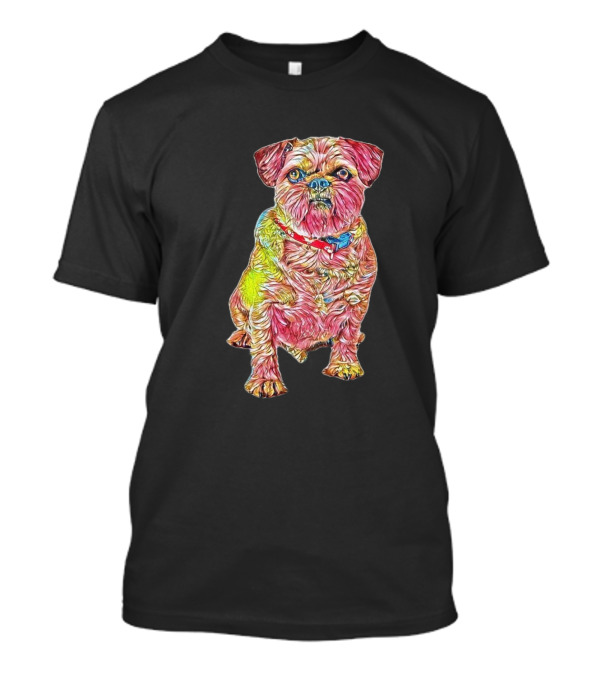 Side View Of A Beautiful Wellitting Colorful Dog T-Shirt