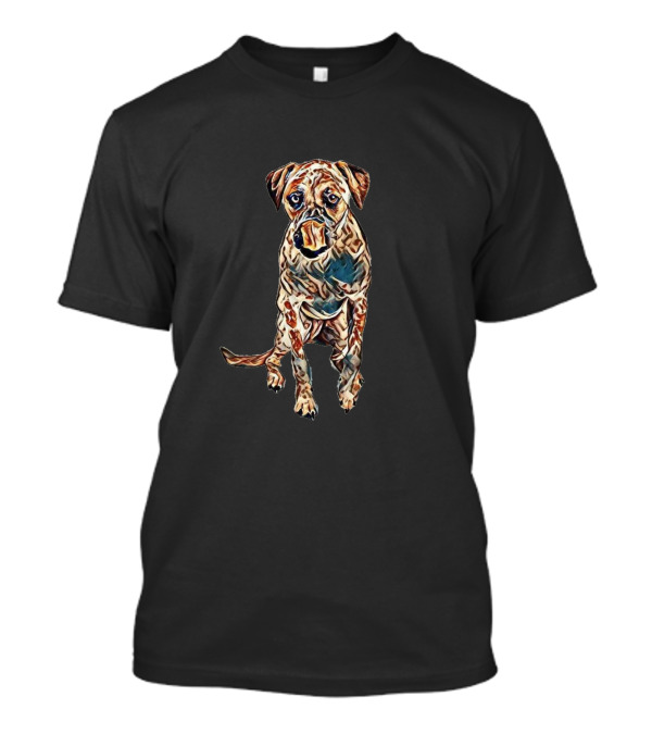 An Energetic Cattle Dog Inspired Boxer Breed T-Shirt