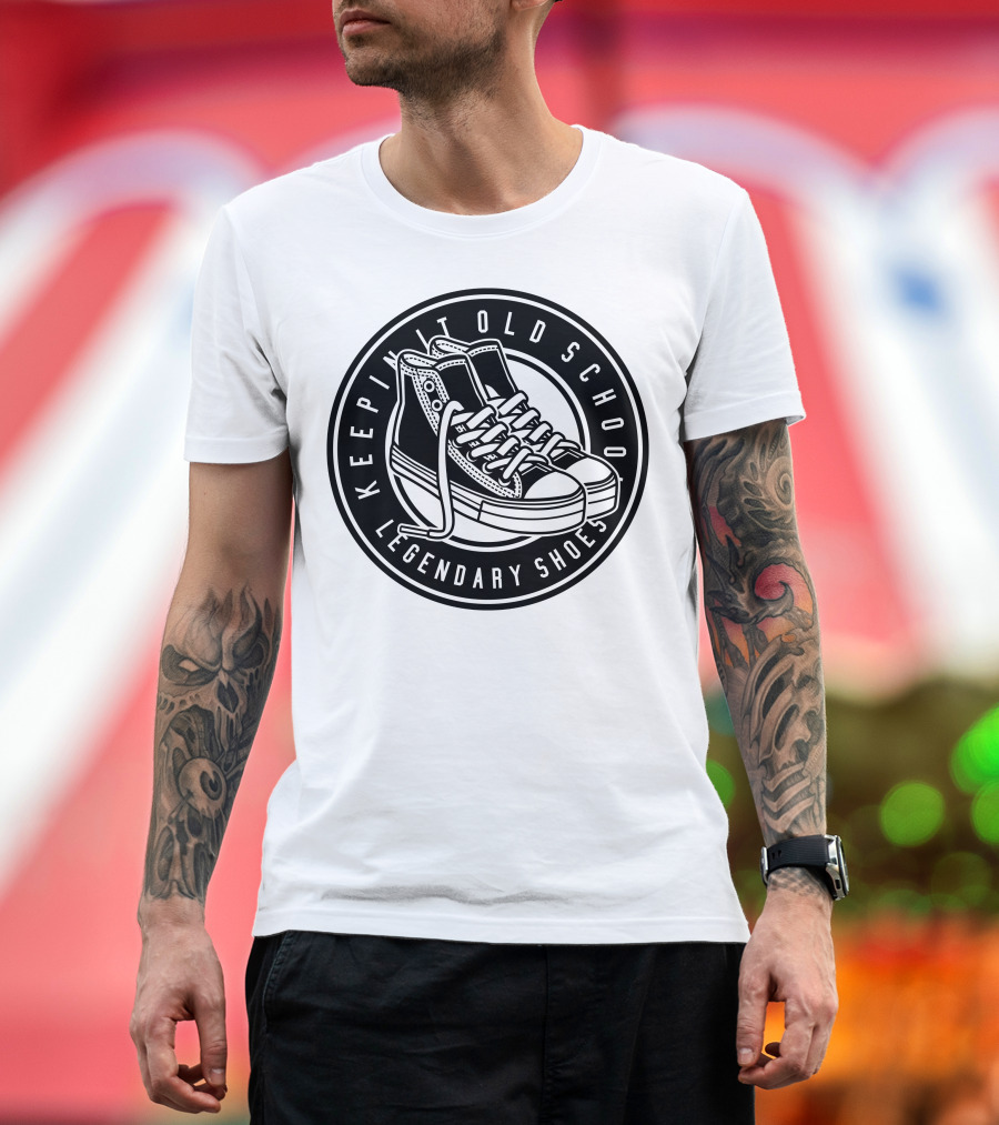 Keepin It Old School Legendary Shoes T-Shirt