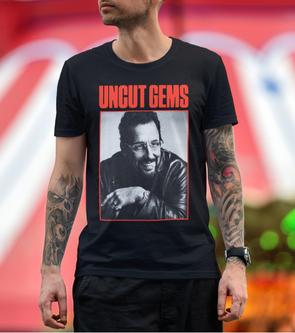 Premium T-Shirt: UNCUT GEMS Leather Jacket Smile T-Shirt UNCUT GEMS Leather Jacket Smile T-Shirt