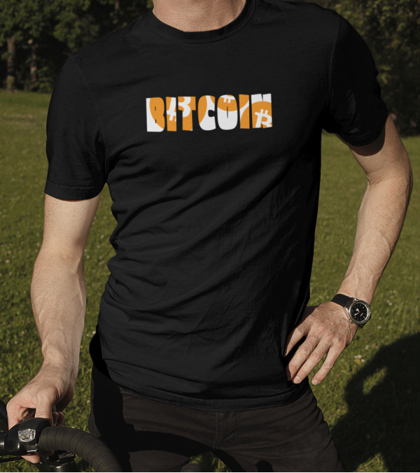 Bitcoin BTC Letters Cryptographic T-Shirt