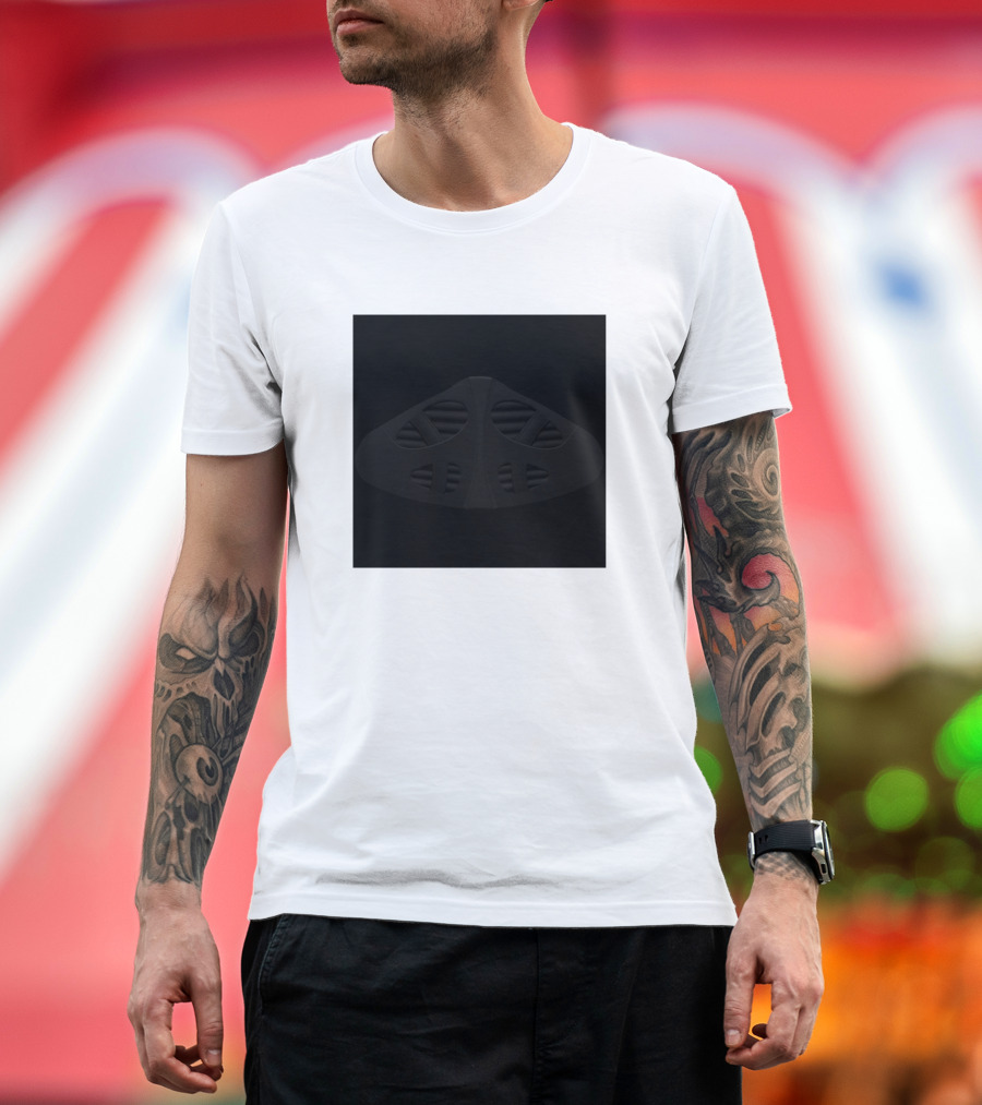 Dune Ornithopter Wing Design Black T-Shirt