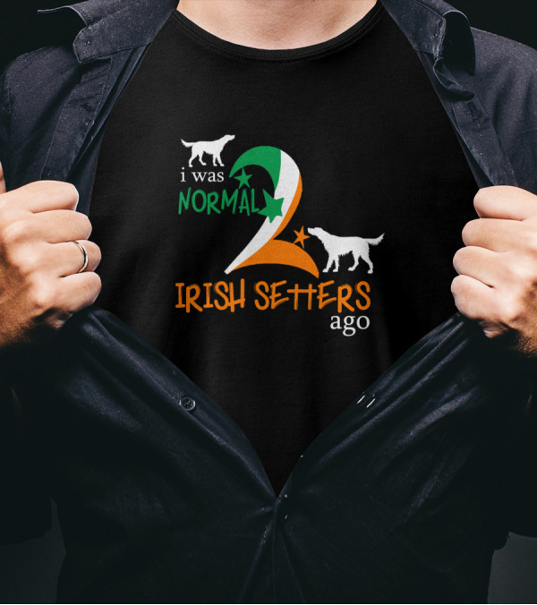 I Was Normal 2 Irish Setters Ago T-Shirt