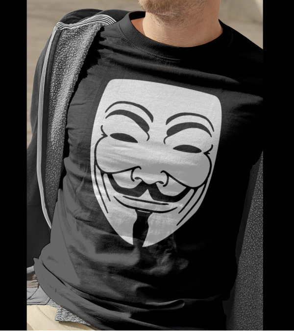 Guy Fawkes Anonymous Mask Revolutionary T-Shirt