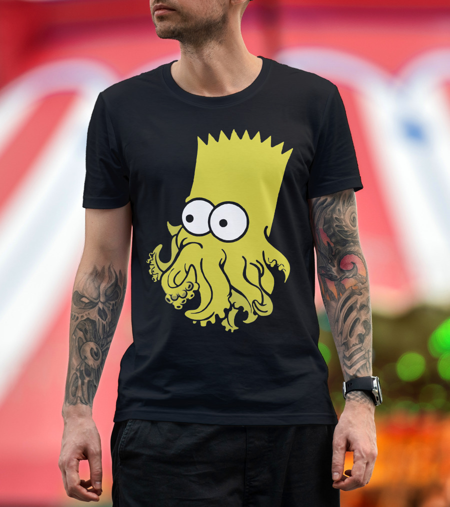 Bart Simpson Cthulhu Crossover T-Shirt