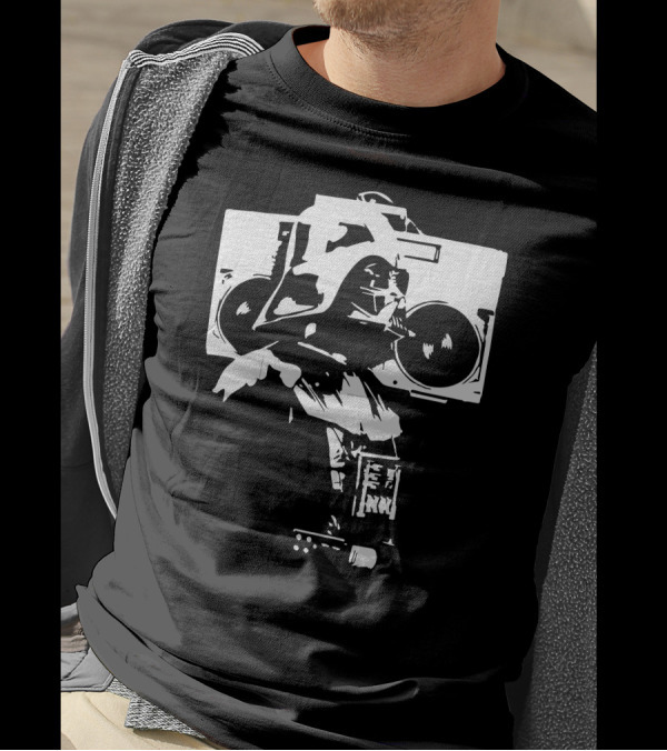 Darth Vader Holding Boom Box T-Shirt