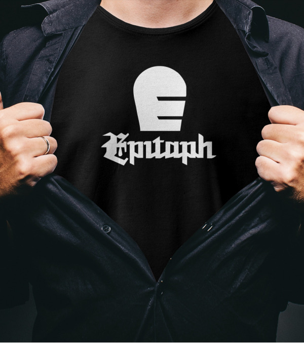Epitaph Records Logo Gothic Tombstone T-Shirt