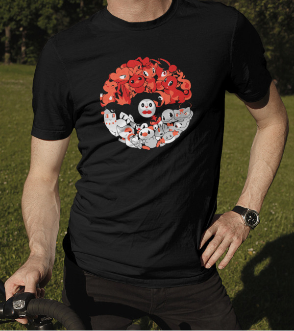LetS Get It Started Pokémon Inspired Fire And Ghost Type Characters T-Shirt