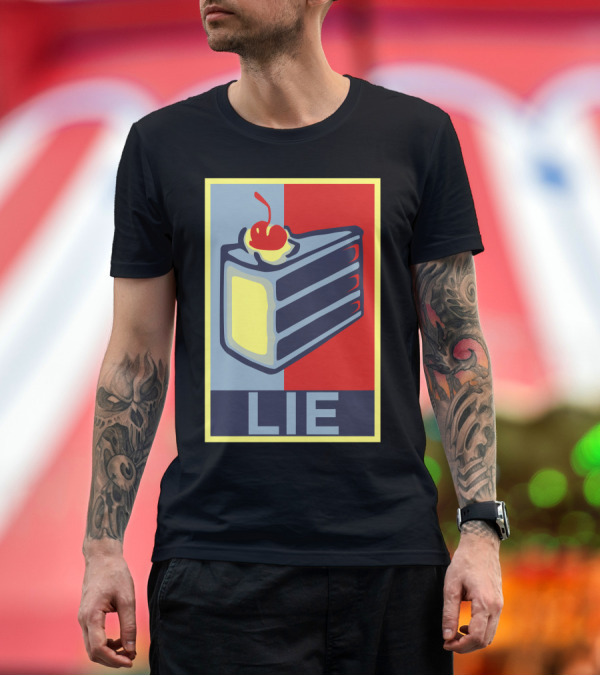 Premium T-Shirt: Lie Cake Pop T-Shirt Lie Cake Pop T-Shirt