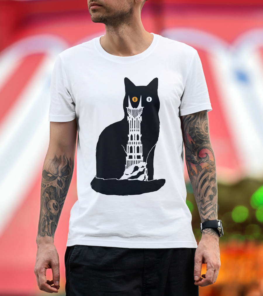 Barad Purr Eye of Sauron Cat T-Shirt