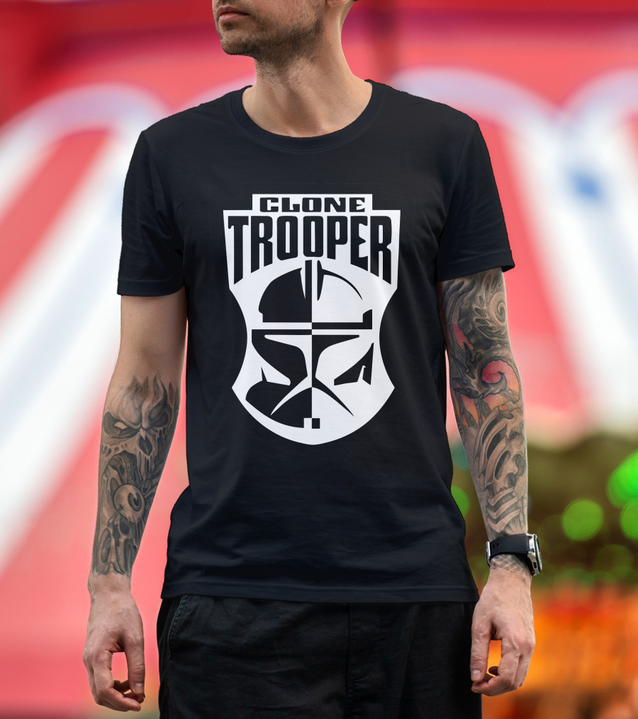 Clone Trooper Helmet Badge T-Shirt