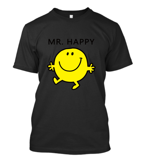 MR. HAPPY Dancing And Smiling Icon With Yellow Character T-Shirt