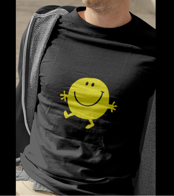 MR. HAPPY Dancing And Smiling Icon With Yellow Character T-Shirt