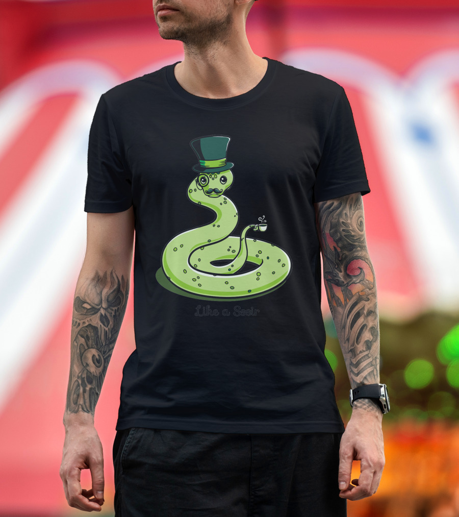 Like a Sssir Sophisticated Snake T-Shirt