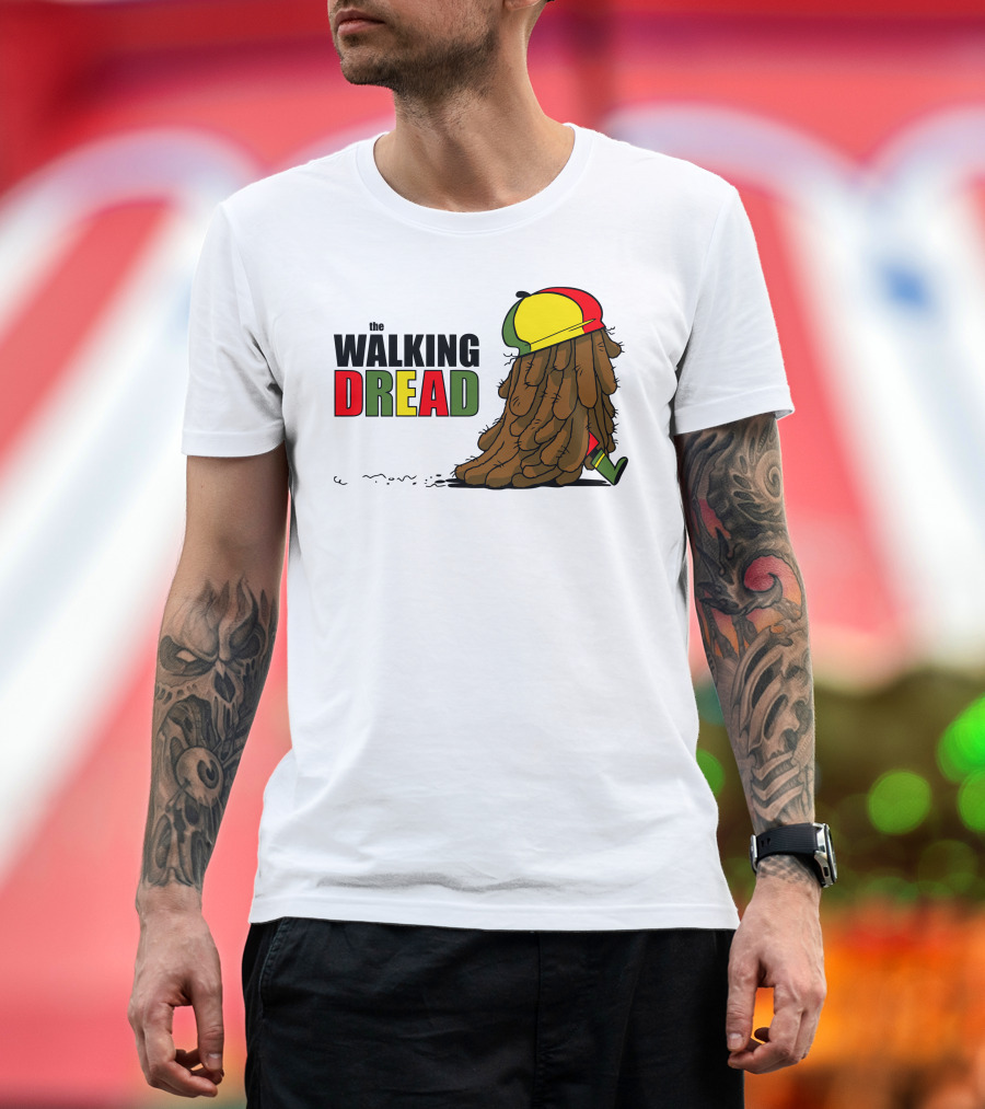 Rasta Zombie Fusion in The Walking Dread T-Shirt