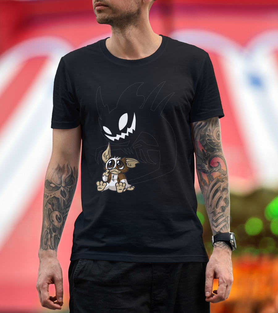 There Are Three Rules You Must Follow Gremlins Gizmo and Toothless Shadow Fusion T-Shirt